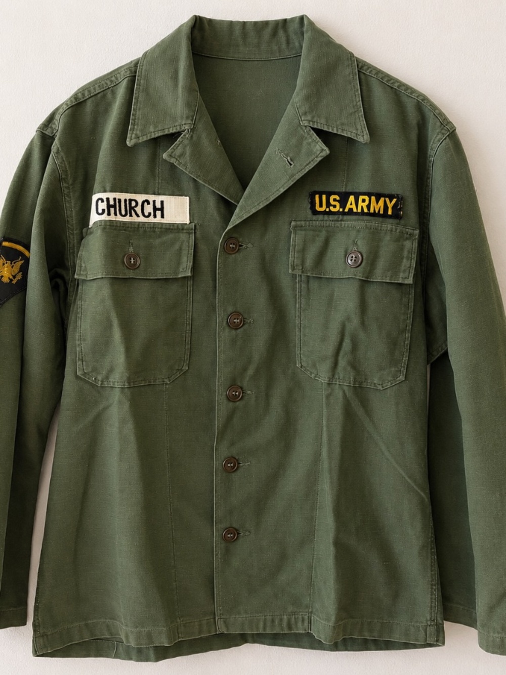Vintage Vietnam Era OG-107 US Army Utility Shirt
